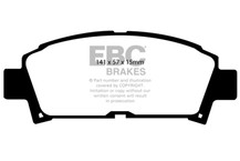 EBC 93-95 Toyota MR2 2.0 Turbo Redstuff Front Brake Pads - DP3995C Technical Drawing