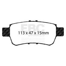 EBC 05-10 Honda Odyssey 3.5 Yellowstuff Rear Brake Pads - DP41744R Photo - out of package