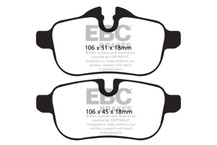 EBC 09+ BMW Z4 3.0 (E89) Yellowstuff Rear Brake Pads - DP42046R Technical Drawing