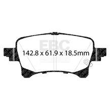 EBC 2019+ Jeep Gladiator 3.6L Yellowstuff Rear Brake Pads - DP43093R Technical Drawing