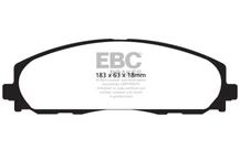 EBC 2016+ Chrysler Pacifica (Ru) 3.6L Extra Duty Front Brake Pads - ED91888 Technical Drawing