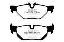 EBC 13+ BMW X1 2.0 Turbo (28i) Ultimax2 Rear Brake Pads - UD1267 Technical Drawing