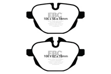 EBC 11+ BMW X3 2.0 Turbo (F25) Ultimax2 Rear Brake Pads - UD1473 Technical Drawing