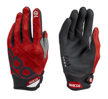 Sparco Glove Meca 3 Med Red - 002093RS2M Photo - Primary