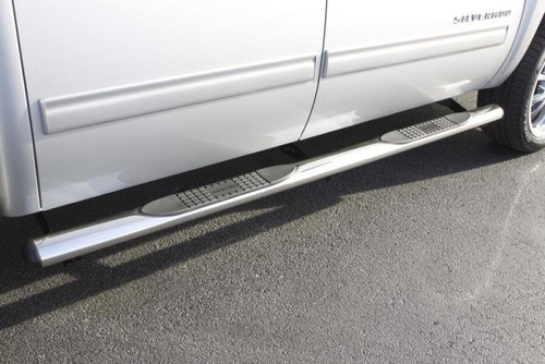 Lund 10-17 Dodge Ram 2500 Crew Cab 4in. Oval Straight SS Nerf Bars - Polished - 23584781 Photo - Primary