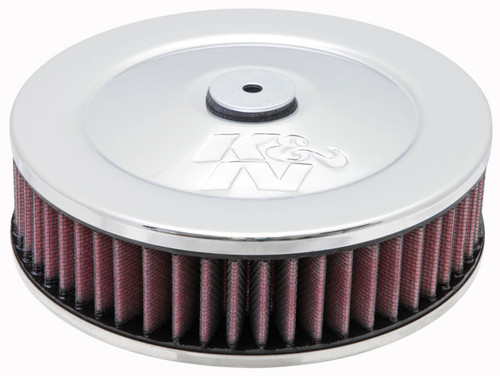 K&N 2-5/8in Flange 7in Diameter 3in Height Round Air Filter Assembly w/ Vent - 60-1030 Photo - Primary