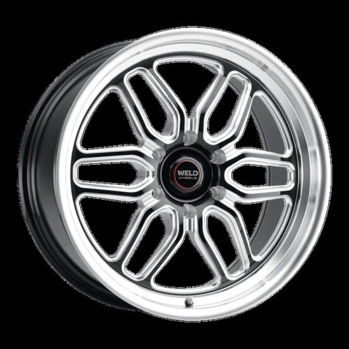 Weld Racing 20x10 Laguna 6 Drag 6x139.7 ET38 BS7.00 Gloss BLK MIL DIA 106.1 - S15300084P38 Photo - Primary