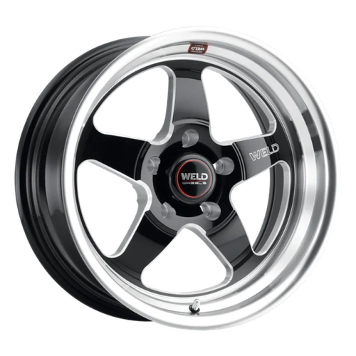 Weld S155 18x11 Ventura 5x120.65 43 Offset BS 7.69 Gloss BLK MIL DIA 72.56 - S10481161P43 Photo - Primary
