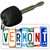 Vermont License Plate Tag Art Metal Novelty Aluminum Key Chain KC-5544