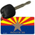 Arizona Flag Route 66 Novelty Aluminum Key Chain KC-3574