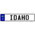 Idaho Novelty Metal European License Plate