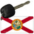 Florida State Flag Novelty Aluminum Key Chain KC-519