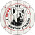 I Love My Boston Terrier Inverted Novelty Metal Circle Sign
