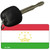 Tajikistan Flag Novelty Aluminum Key Chain KC-4158