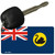 West Australia Flag Novelty Aluminum Key Chain KC-1914