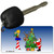 Santa Elf Tree Novelty Aluminum Key Chain KC-XMAS-03