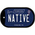 Native Tennessee Blue Novelty Metal Dog Tag Necklace