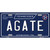 Agate Tennessee Blue Novelty Metal License Plate Tag