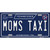 Moms Taxi Tennessee Blue Novelty Metal License Plate Tag