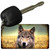 Wolf Novelty Aluminum Key Chain KC-1189