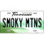 Smoky Mtns Tennessee Novelty Metal License Plate Tag
