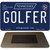 Golfer Tennessee Blue Novelty Metal Magnet
