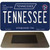 TN Tennessee Blue Novelty Metal Magnet