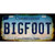 Bigfoot Connecticut Novelty Metal License Plate Tag