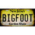 Bigfoot New Jersey Novelty Metal License Plate Tag