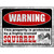 Warning Highly Trained Squirrel Novelty Metal Parking Sign