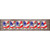 Georgia USA Flag Lettering Novelty Metal Street Sign