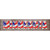 Minnesota USA Flag Lettering Novelty Metal Street Sign