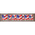 Wyoming USA Flag Lettering Novelty Metal Street Sign