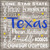 Texas Motto Novelty Metal Square Sign
