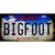 Bigfoot South Dakota Novelty Metal License Plate Tag