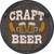 Craft Beer Novelty Metal Circular Sign