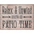 Relax Unwind Patio Time Novelty Metal Parking Sign