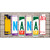 Nana Wood License Plate Art Novelty Metal License Plate