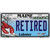 Retired Maine Lobster Novelty Metal License Plate