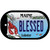 Blessed Maine Lobster Novelty Metal Dog Tag Necklace