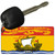 New Brunswick Canada Flag Novelty Metal Key Chain