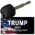 Trump 2024 Flag | Black Novelty Metal Key Chain