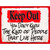 Keep Out People That Live Here Novelty Metal Parking Sign