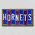 Hornets Team Colors Basketball Fun Strips Novelty Wood Sign WS-672