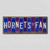 Hornets Fan Team Colors Basketball Fun Strips Novelty Wood Sign WS-673