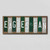Eagles Fan Team Colors Football Fun Strips Novelty Wood Sign WS-731