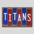 Titans Team Colors Football Fun Strips Novelty Wood Sign WS-754