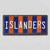 Islanders Team Colors Hockey Fun Strips Novelty Wood Sign WS-806