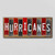 Hurricanes Team Colors Hockey Fun Strips Novelty Wood Sign WS-830
