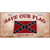 Save Our Flag Confederate Novelty Metal License Plate